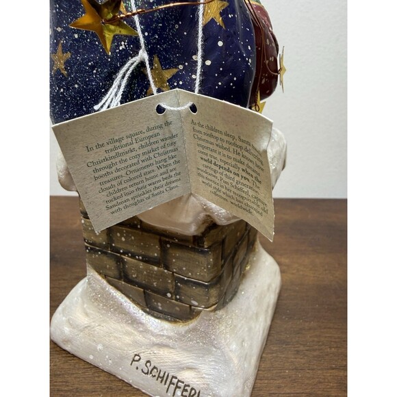Santa Clause Pam Schifferl "When the World Depends on You" Figurine Midwest RARE - Picture 7 of 9